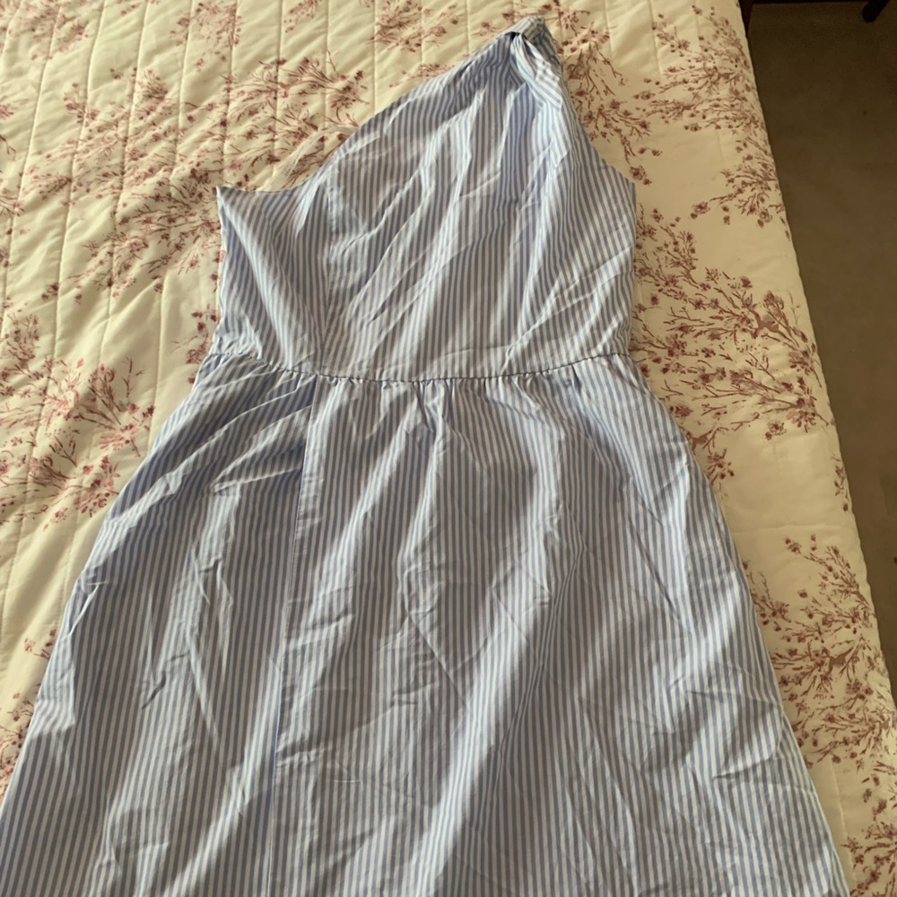 One shoulder midi dress